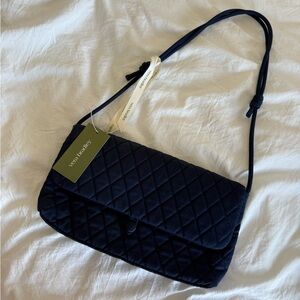 Vera Bradley Navy Quilted Crossbody Bag